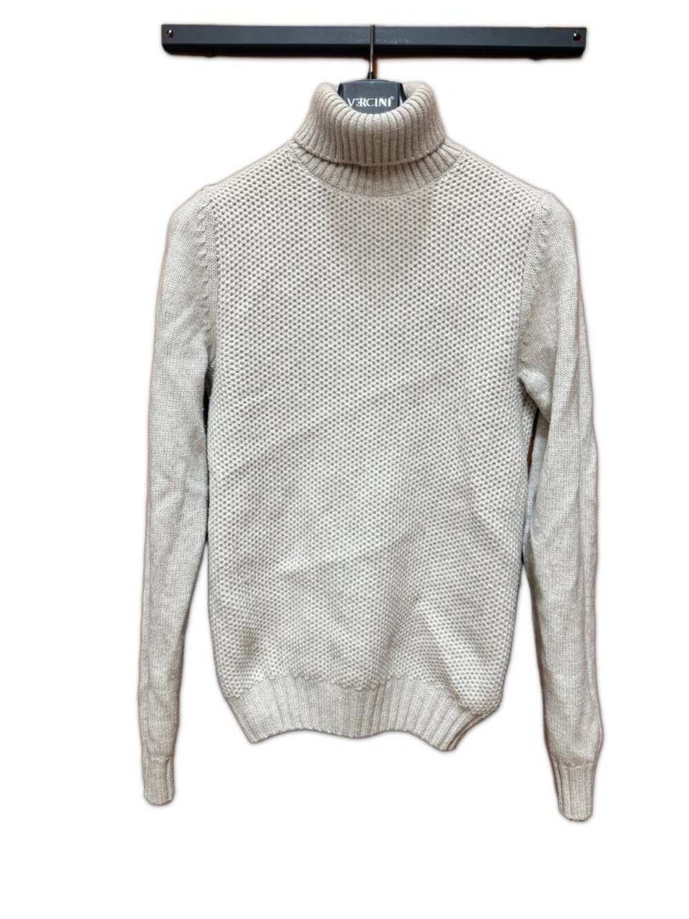 Suitsupply Wool Cashmere Textured Turtleneck Sweater